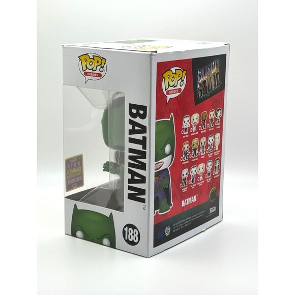 The Joker As Batman POP Funko #188 SDCC 2017 Suicide Squad Exclusive - Picture 3 of 4